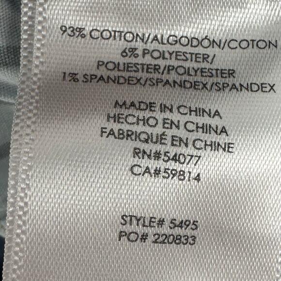 CAbi Cropped High Rise Distressed Raw Hem Straight Jeans Size 8 #5493 - Picture 9 of 10